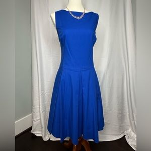 Gorgeous Blue pleated summer dress